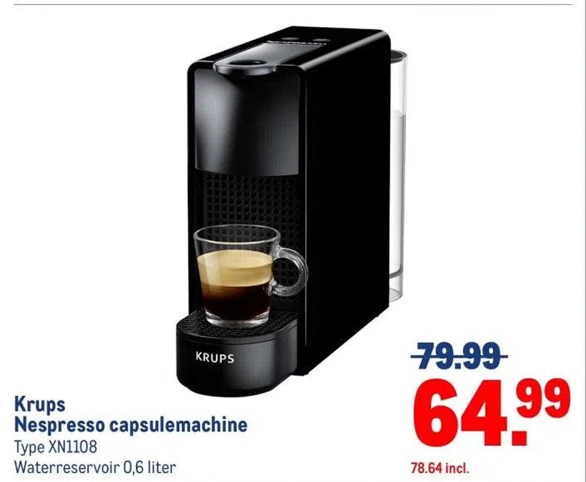 Krups Nespresso capsulemachine Type XN1108