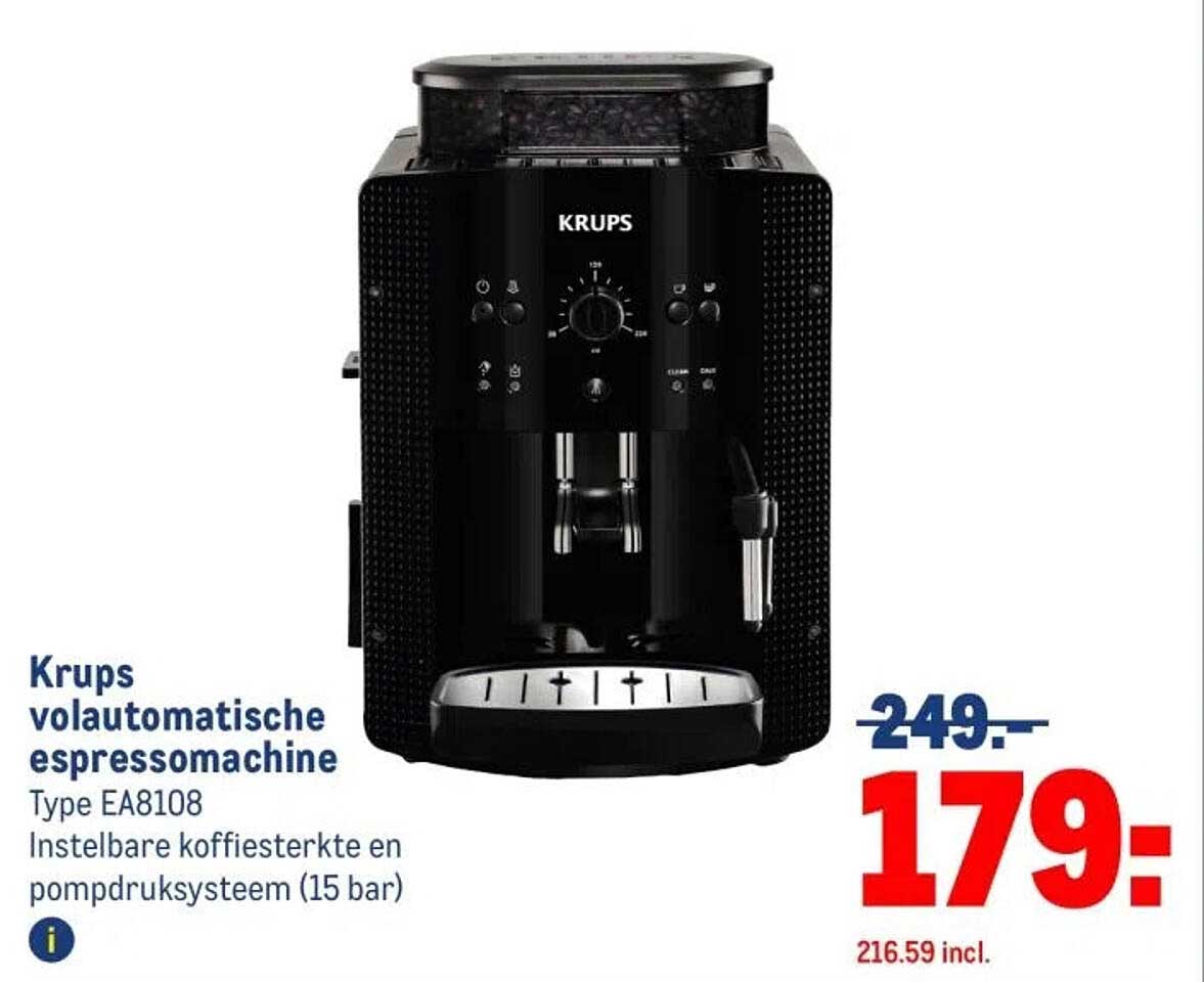 Krups volautomatische espressomachine Type EA8108