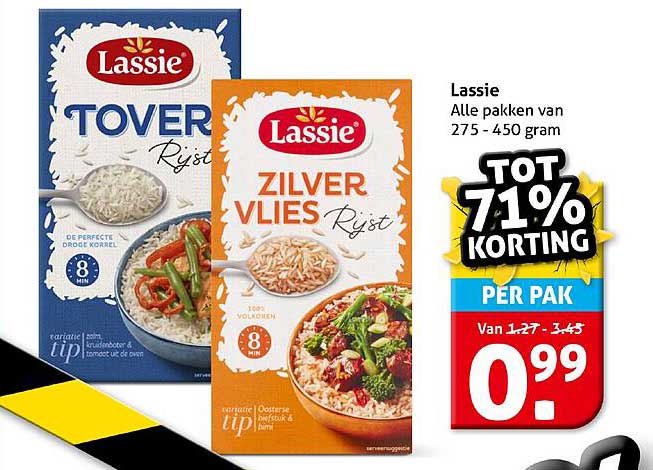 Lassie Alle pakken van 275 - 450 gram
