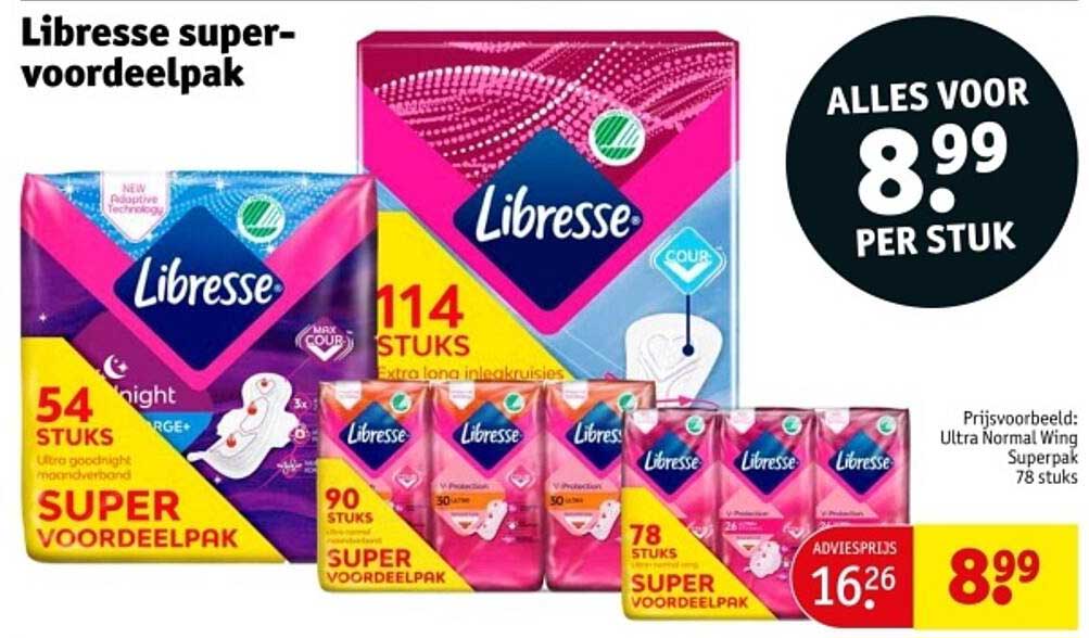 Libresse supervoordeelpak