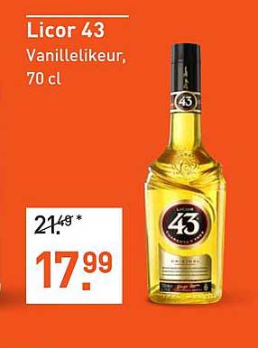 Licor 43 Vanillelikeur, 70 cl