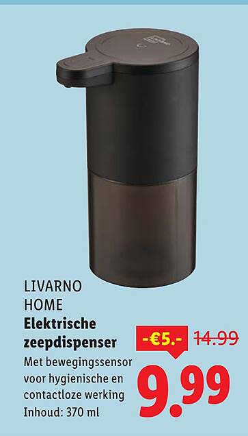LIVARNO HOME Elektrische zeepdispenser