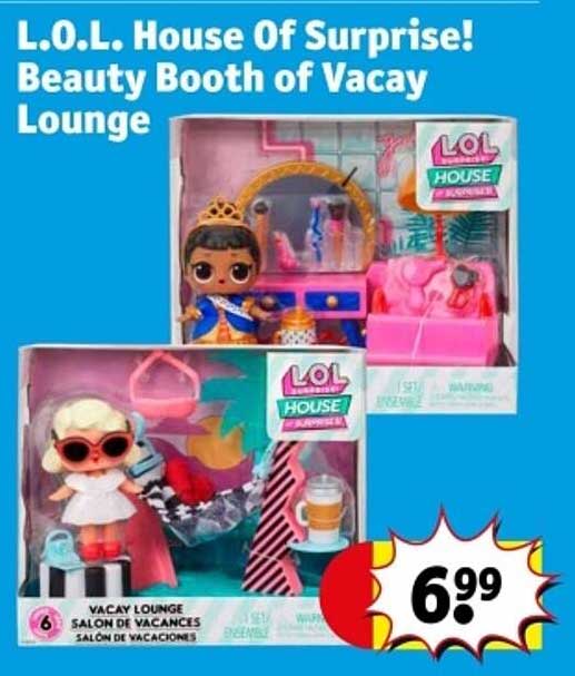 L.O.L. House Of Surprise! Beauty Booth of Vacay Lounge