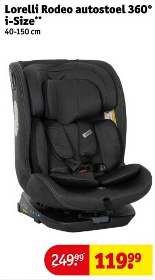 Lorelli Rodeo autostoel 360° i-Size** 40-150 cm