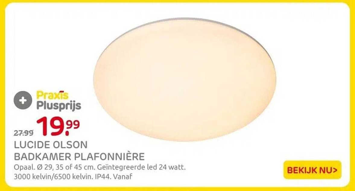 LUCIDE OLSON BADKAMER PLAFONNIÈRE