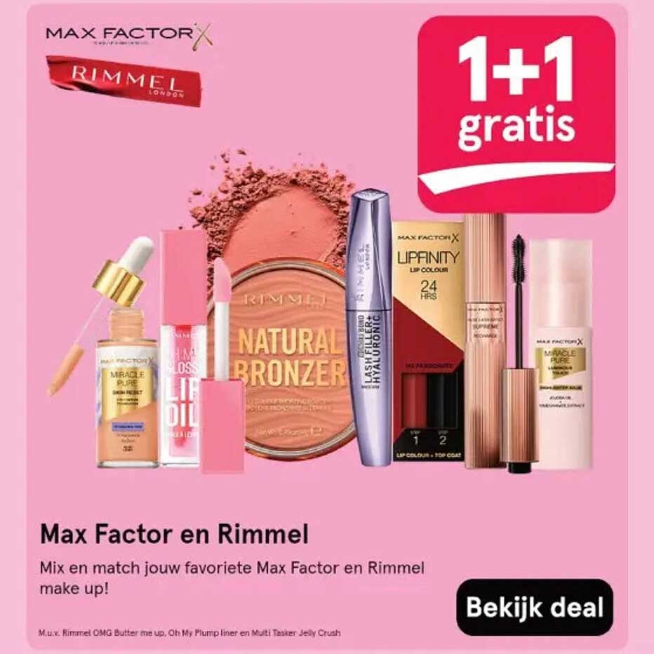 Max Factor en Rimmel