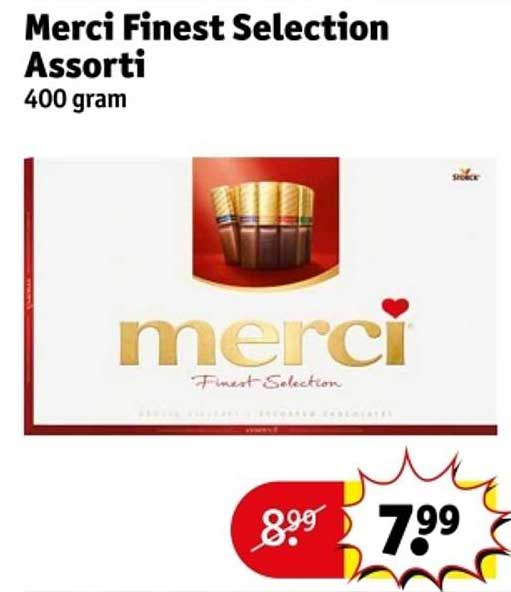 Merci Finest Selection Assorti 400 gram