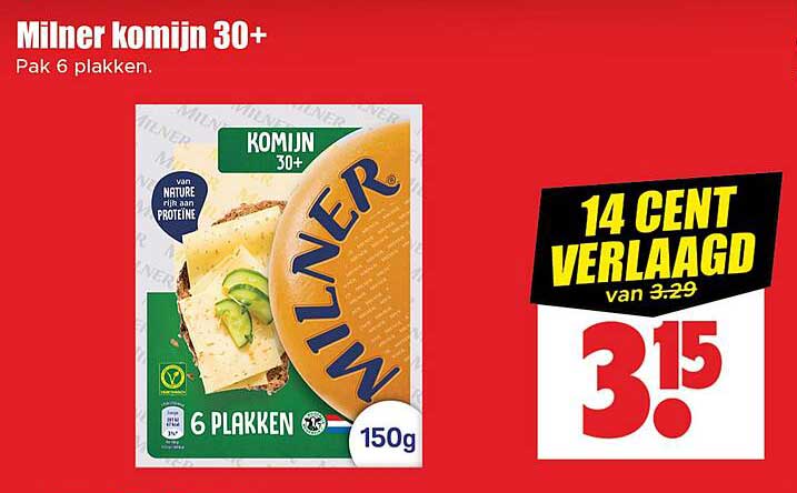 Milner komijn 30+