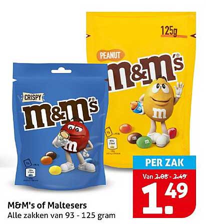 M&M's of Maltesers