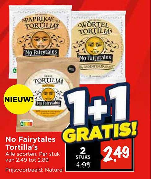 No Fairytales Tortilla's