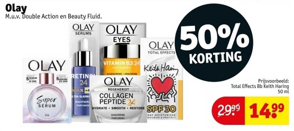 Olay M.u.v. Double Action en Beauty Fluid.