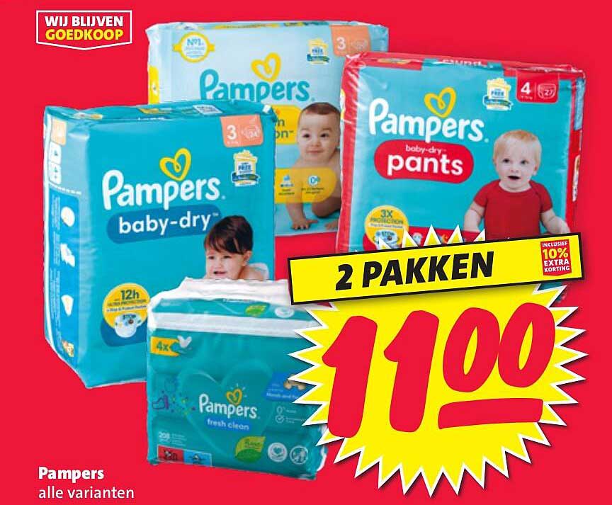 Pampers alle varianten