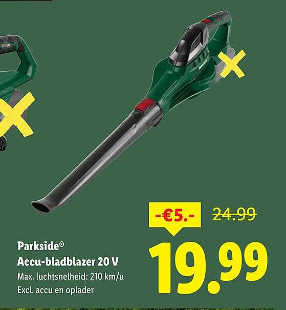 Parkside® Accu-bladblazer 20 V