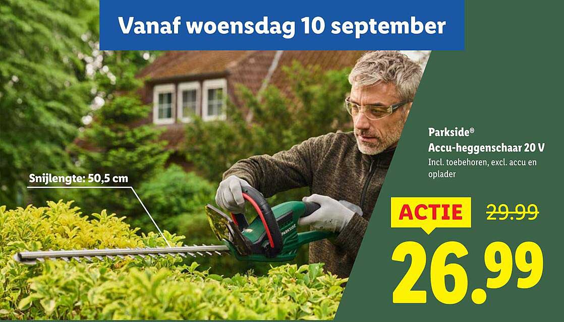 Parkside® Accu-heggenschaar 20 V
