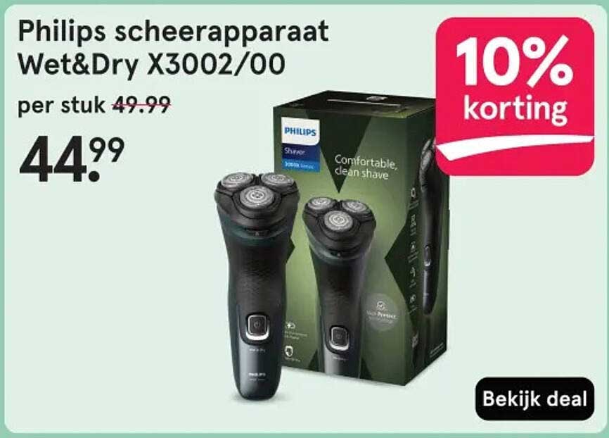 Philips scheerapparaat Wet&Dry X3002/00