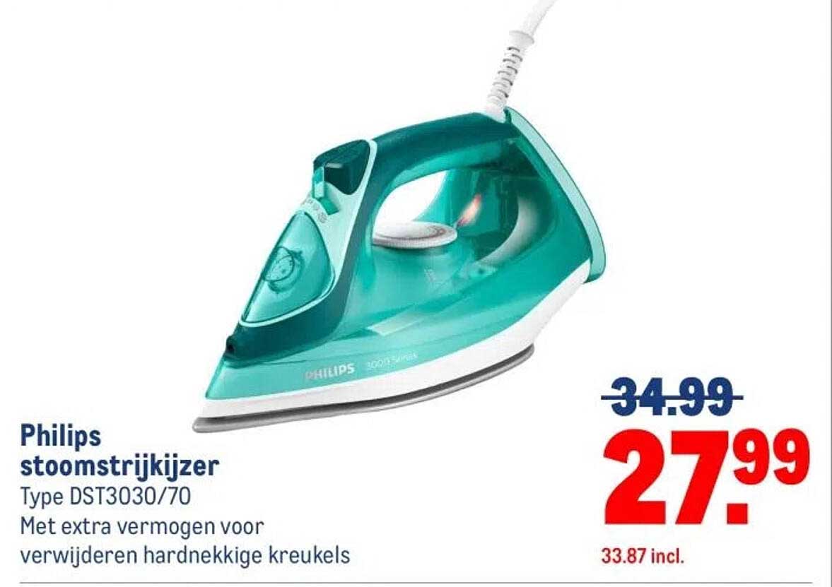 Philips stoomstrijkijzer Type DST3030/70