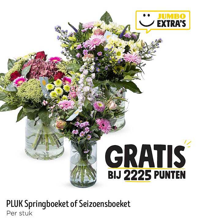 PLUK Springboeket of Seizoensboeket