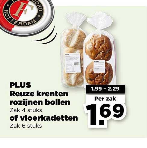 PLUS Reuze krenten rozijnen bollen
