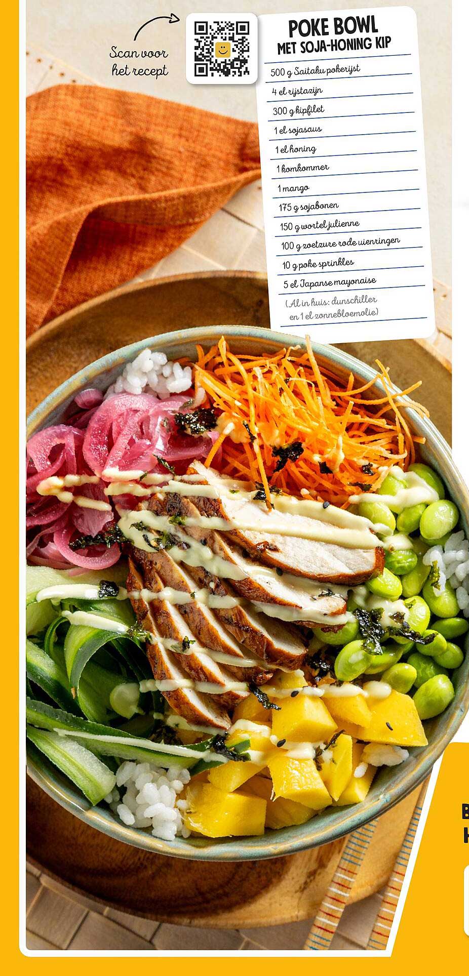 POKE BOWL MET SOJA-HONING KIP