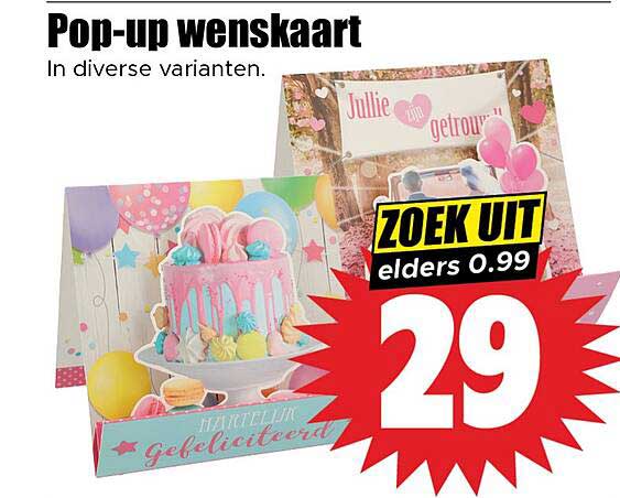 Pop-up wenskaart