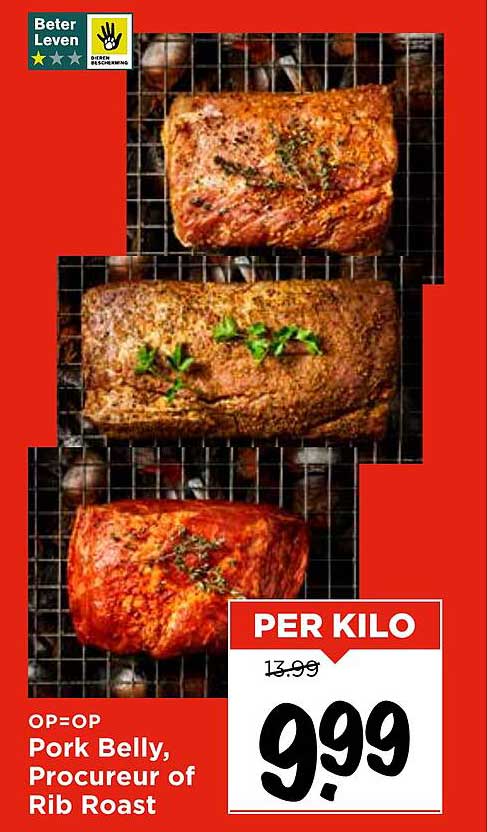 Pork Belly, Procureur of Rib Roast