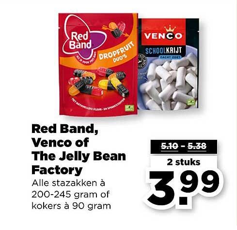 Red Band, Venco of The Jelly Bean Factory