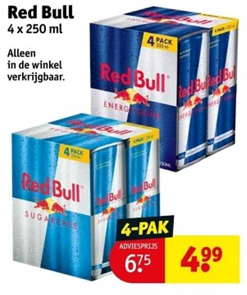 Red Bull 4 x 250 ml