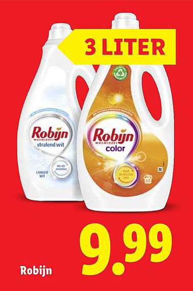 Robijn Wasmiddel 3 Liter