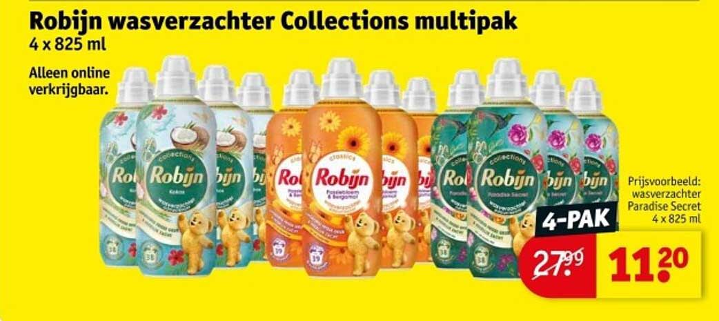 Robijn wasverzachter Collections multipak 4 x 825 ml
