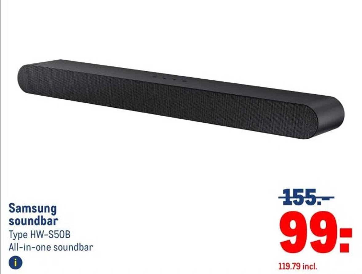 Samsung soundbar Type HW-S50B All-in-one soundbar