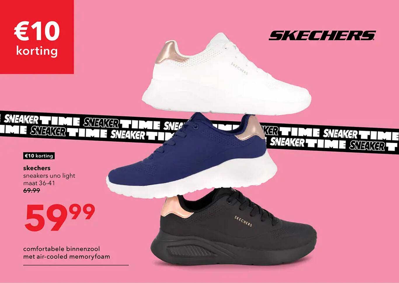 Skechers sneakers uno light maat 36-41