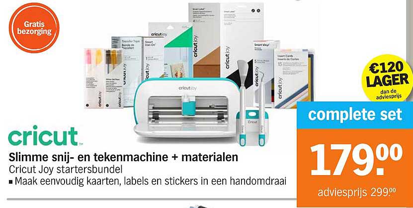 Slimme snij- en tekenmachine + materialen