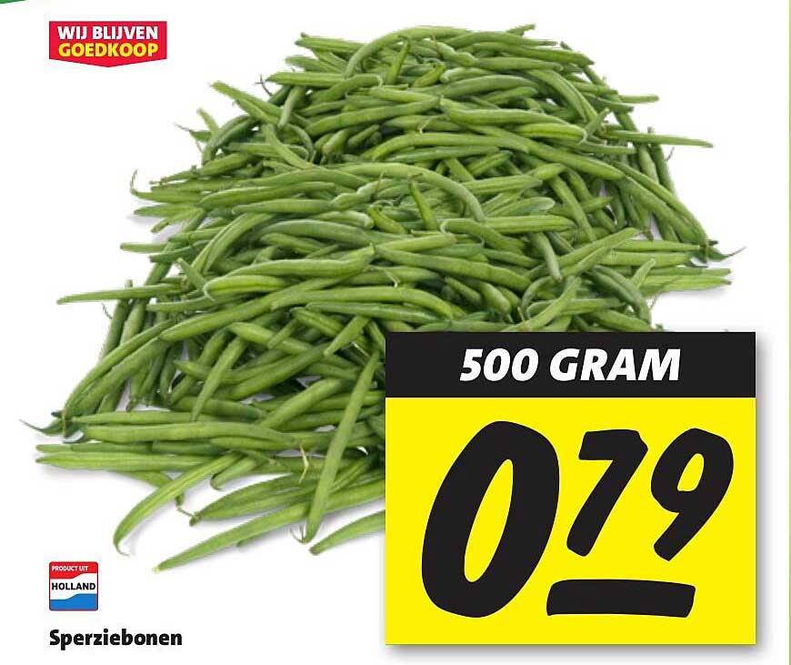 Sperziebonen 500 gram