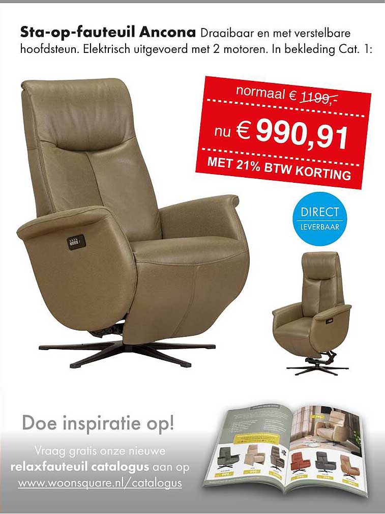Sta-op-fauteuil Ancona