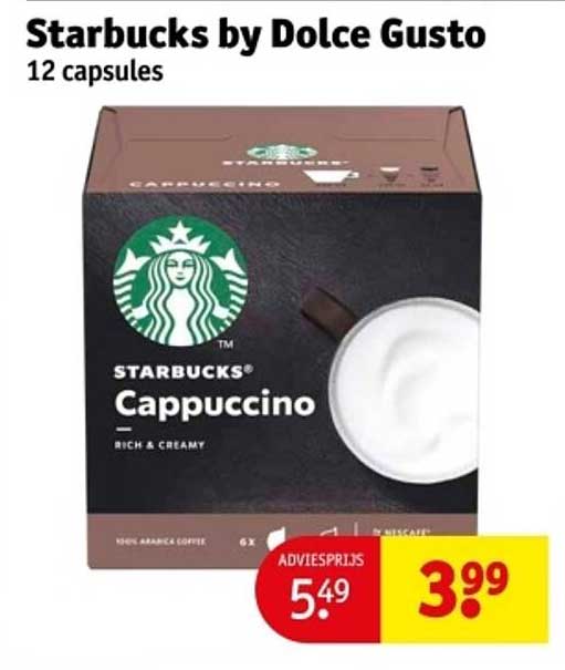 Starbucks by Dolce Gusto Cappuccino 12 capsules