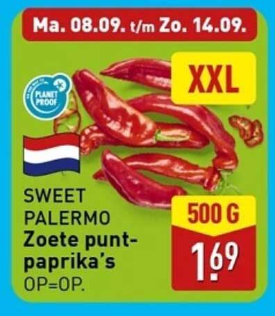 SWEET PALERMO Zoete punt-paprika's