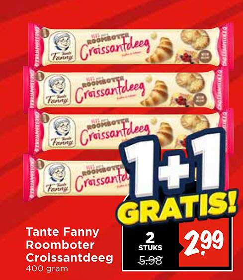 Tante Fanny Roomboter Croissantdeeg