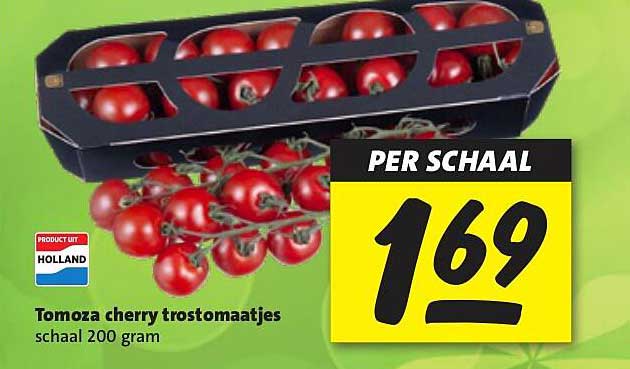 Tomzoza cherry trostomaatjes schaal 200 gram