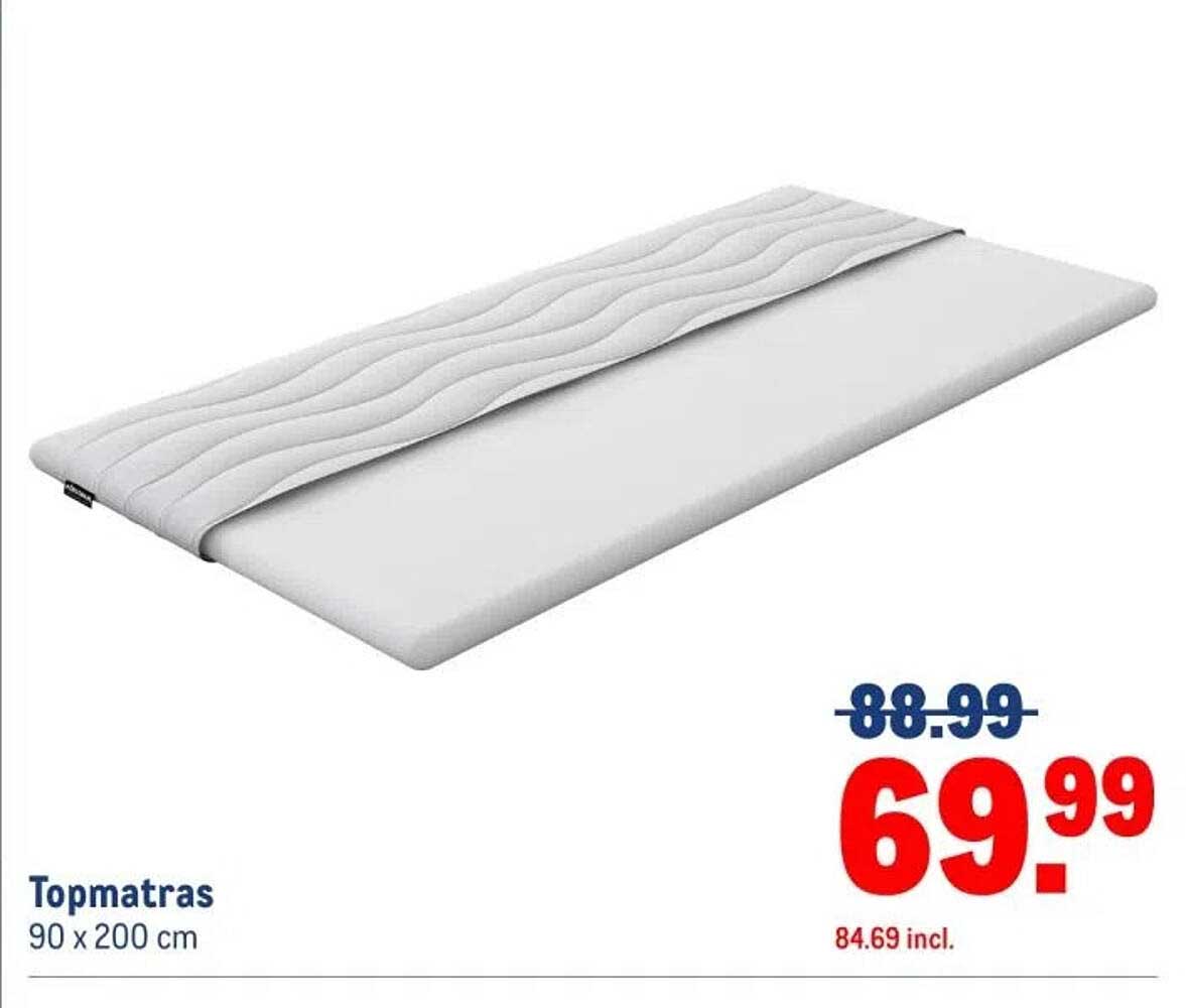 Topmatras 90 x 200 cm