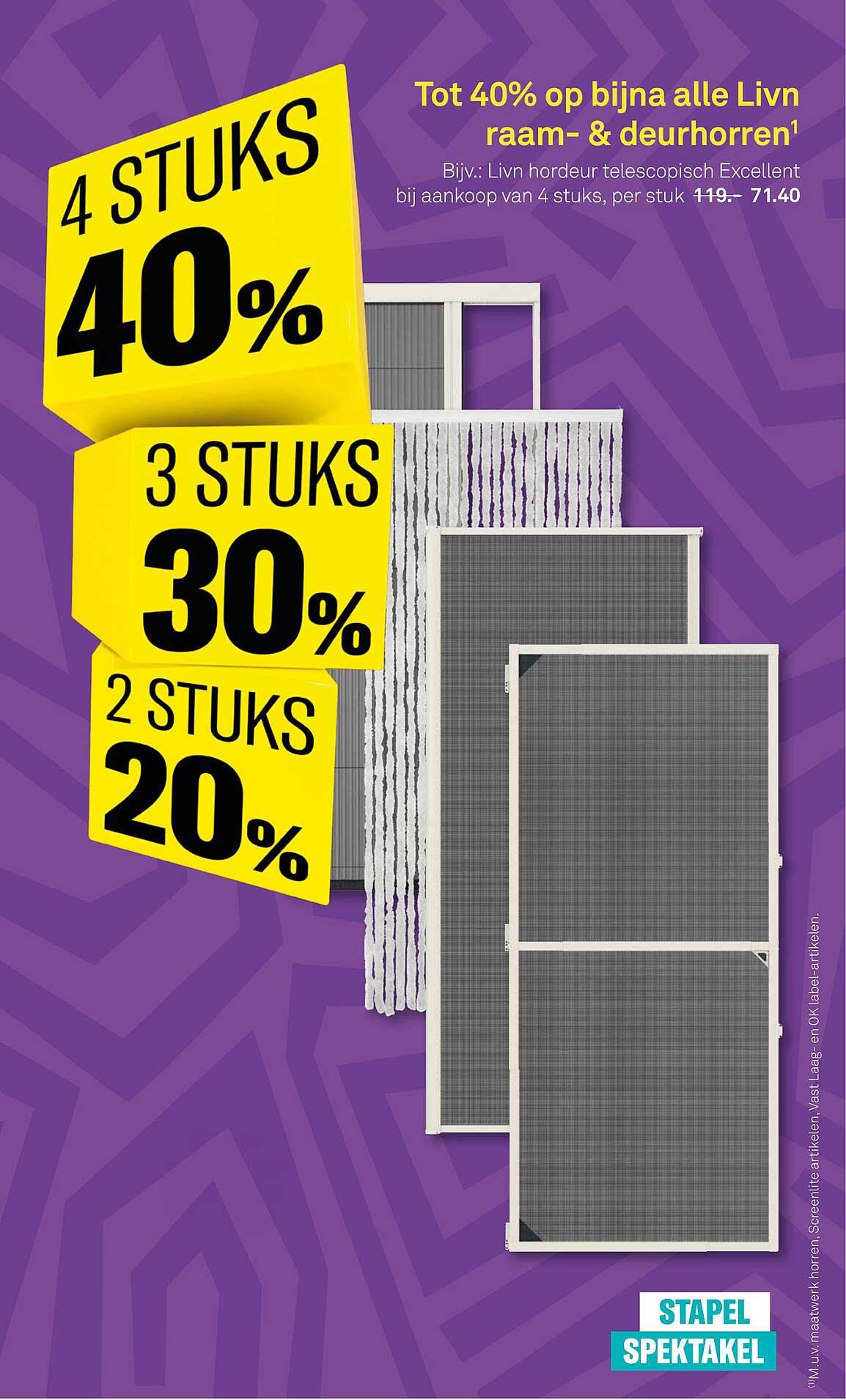 Tot 40% op bijna alle Livn raam- & deurhorren