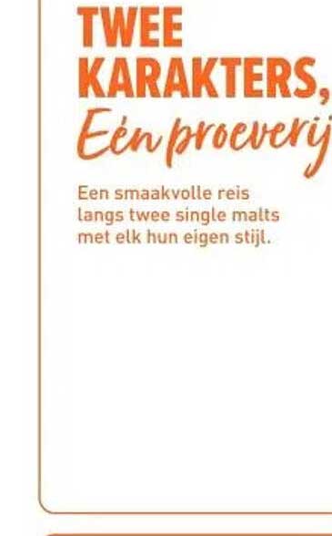Twee karakters, Eén proeverij