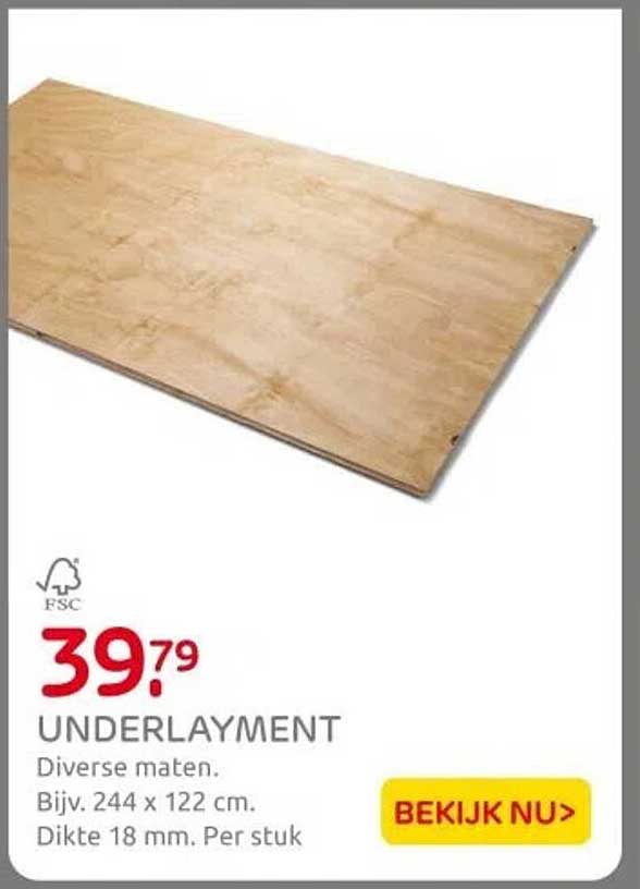 UNDERLAYMENT