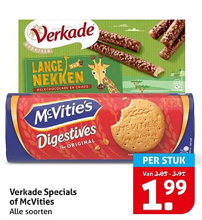 Verkade Specials of McVities