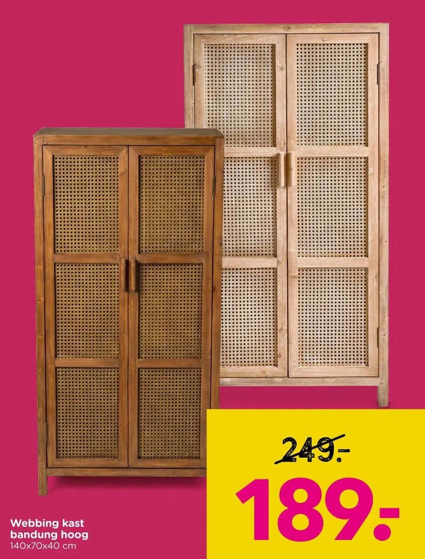 Webbing kast bandung hoog