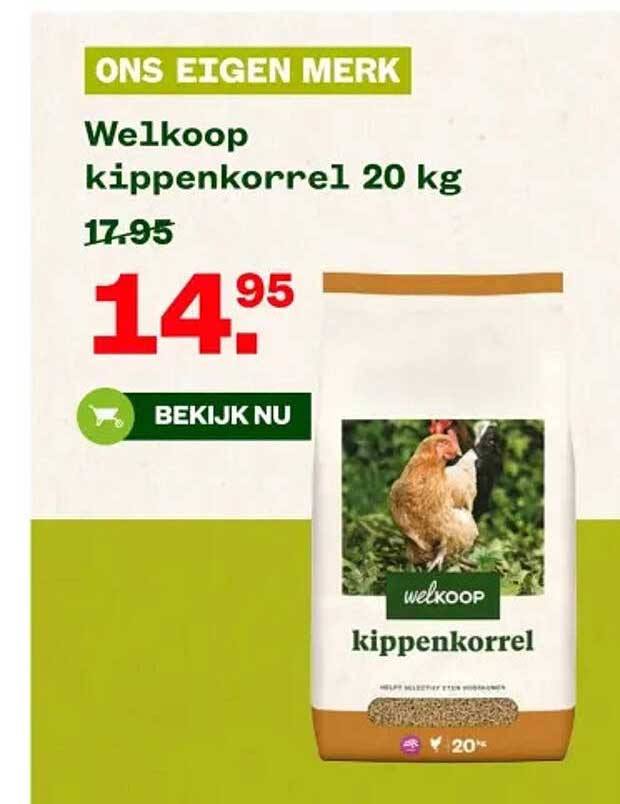 Welkoop kippenkorrel 20 kg
