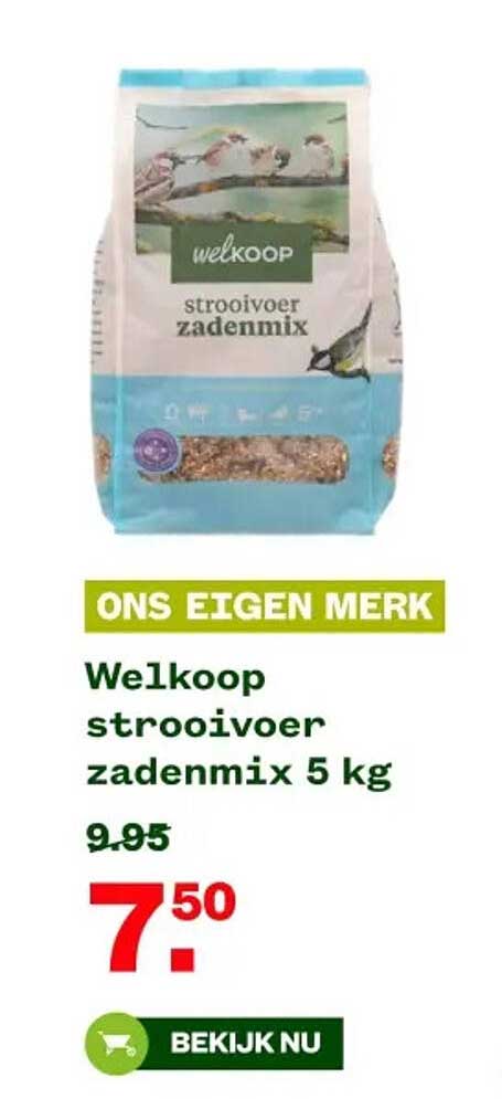 Welkoop strooivoer zadenmix 5 kg