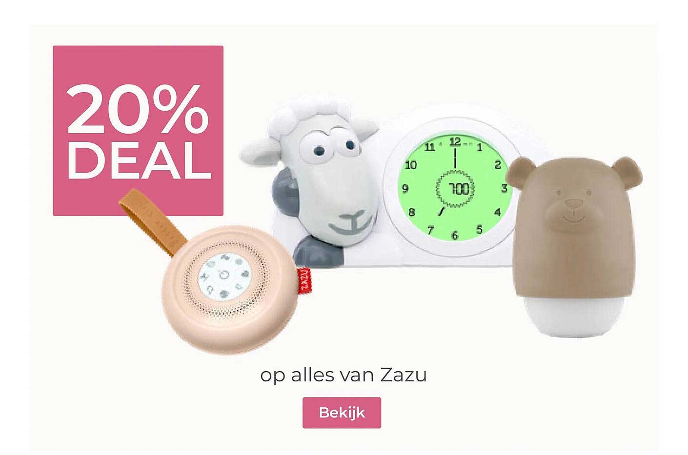 20% DEAL op alles van Zazu