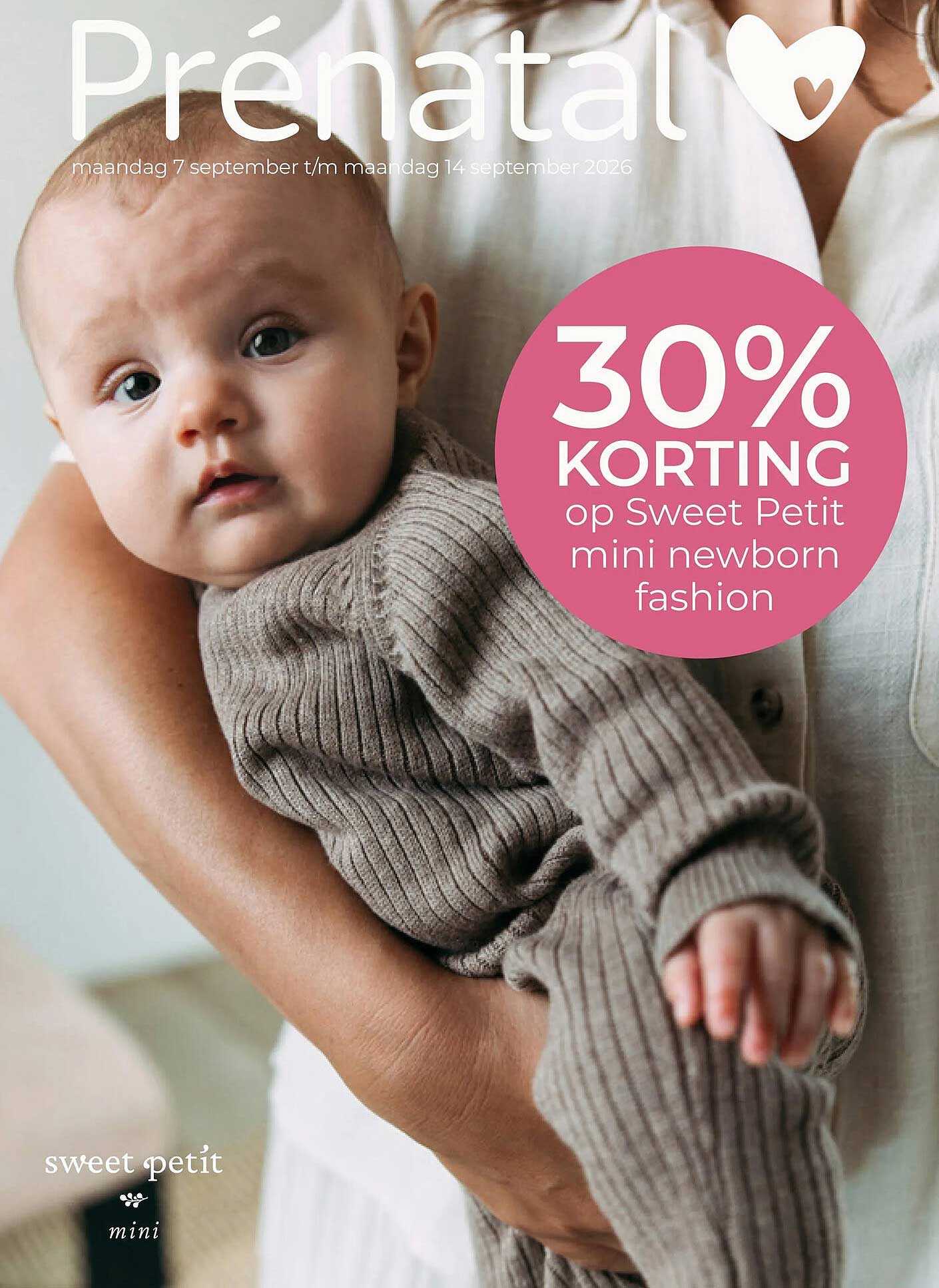 30% KORTING op Sweet Petit mini newborn fashion