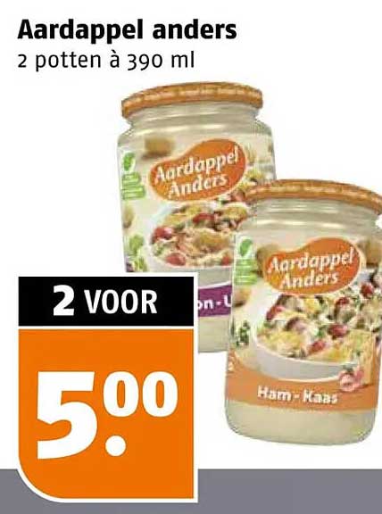 Aardappel anders 2 potten à 390 ml 2 voor