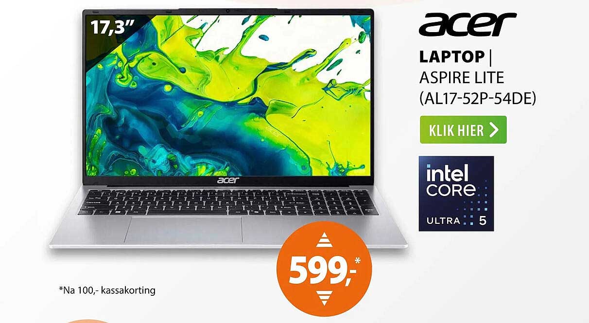 Acer laptop Aspire Lite (AL17-52P-54DE)